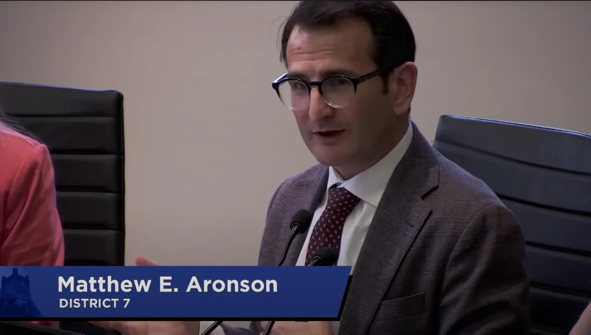 Matt Aronson at community event